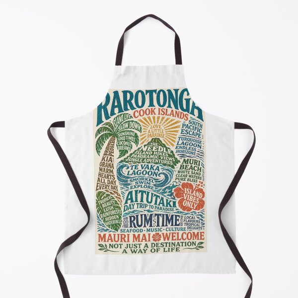 Item preview, Rarotonga Cook Islands Muri Beach Te Vara Nui Island Paradise designed and sold by Aryabek.