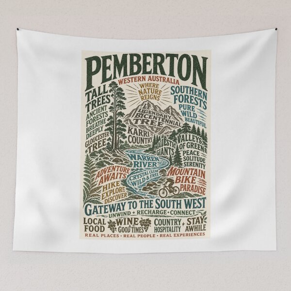 Item preview, Pemberton Western Australia Karri Forest Warren River Adventure  designed and sold by Aryabek.
