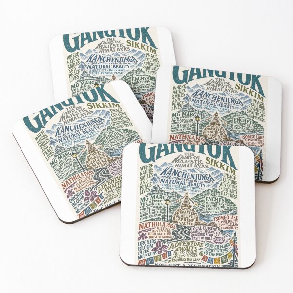 Item preview, Gangtok Sikkim Kanchenjunga Rumtek Monastery Nathula Pass Travel  designed and sold by Aryabek.