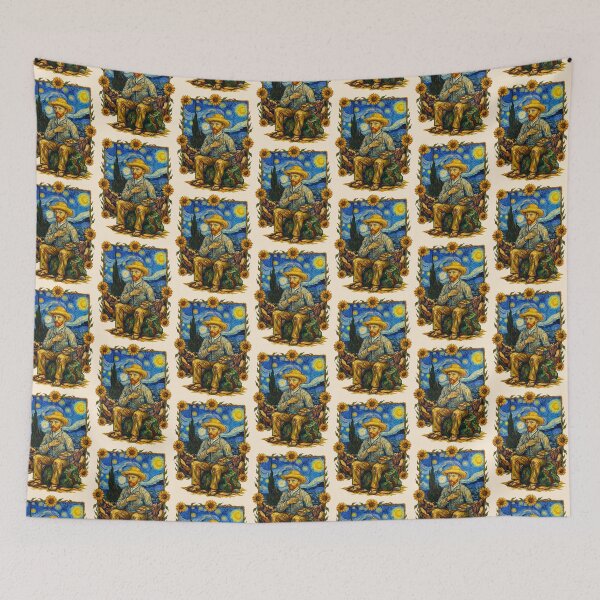 Item preview, Vincent Van Gogh Sitting In Sunflowers designed and sold by TeeARTHY.