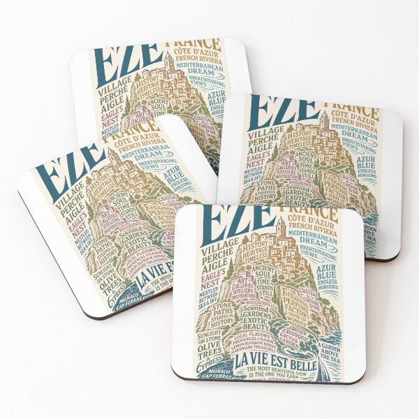 Item preview, Èze France Côte d’Azur French Riviera Mediterranean Village Travel  designed and sold by Aryabek.