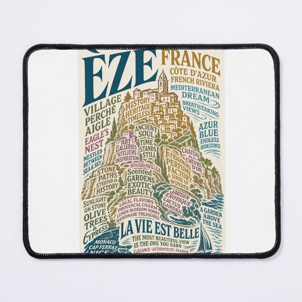 Item preview, Èze France Côte d’Azur French Riviera Mediterranean Village Travel designed and sold by Aryabek.