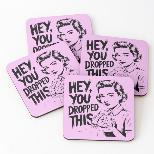 Item preview, Hey You Dropped This Funny Brain Retro Vintage designed and sold by Aichelangelo.