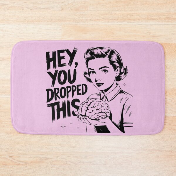 Item preview, Hey You Dropped This Funny Brain Retro Vintage designed and sold by Aichelangelo.