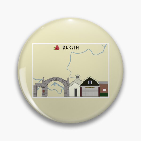 Item preview, Berlin, Wisconsin City Design designed and sold by fivebatsdesign.