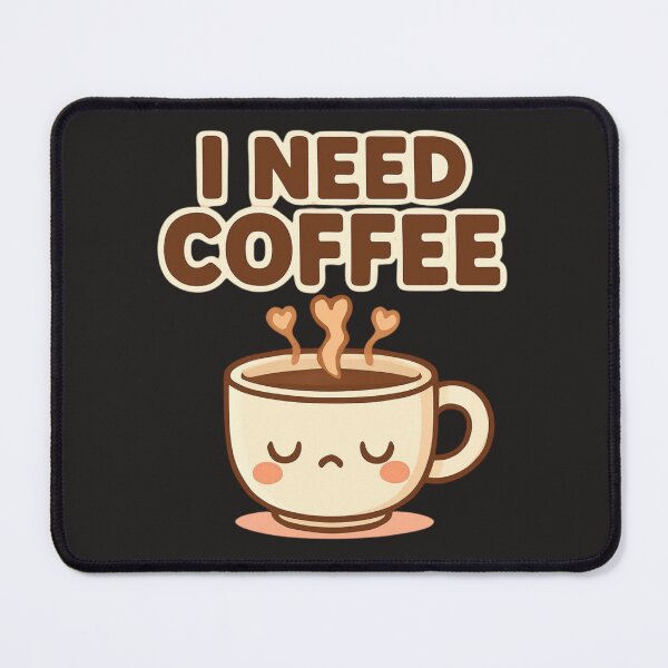Item preview, I Need Coffee | Cute Kawaii Coffee Cup designed and sold by Noxivora.