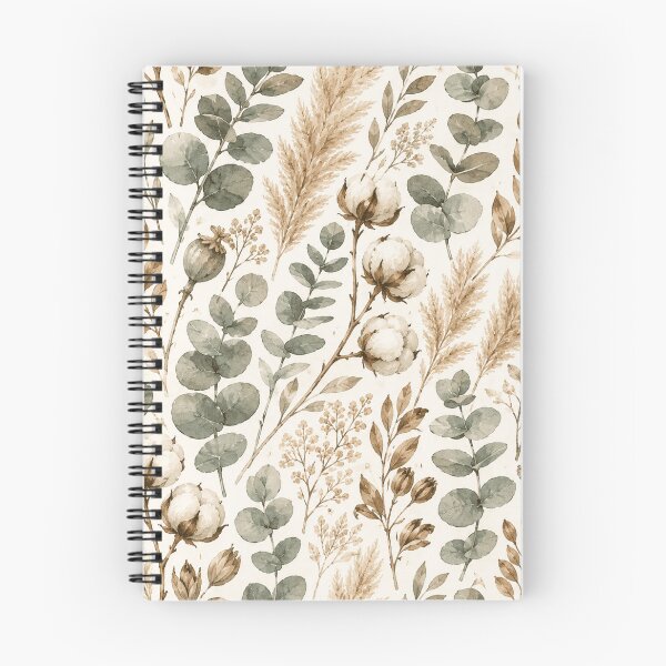 Item preview, Eucalyptus Dried Botanical Watercolor Seamless Pattern designed and sold by Inkworksbyshery.