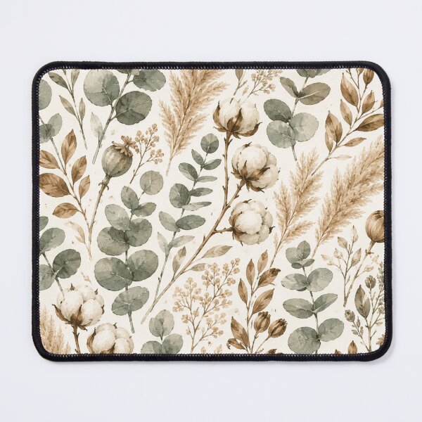 Item preview, Eucalyptus Dried Botanical Watercolor Seamless Pattern designed and sold by Inkworksbyshery.