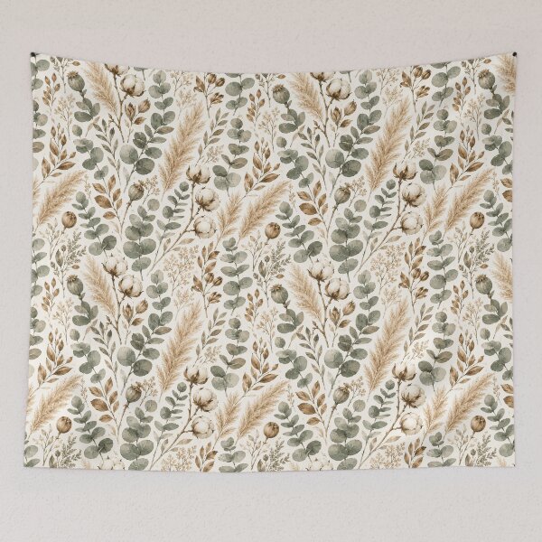 Item preview, Eucalyptus Dried Botanical Watercolor Seamless Pattern designed and sold by Inkworksbyshery.