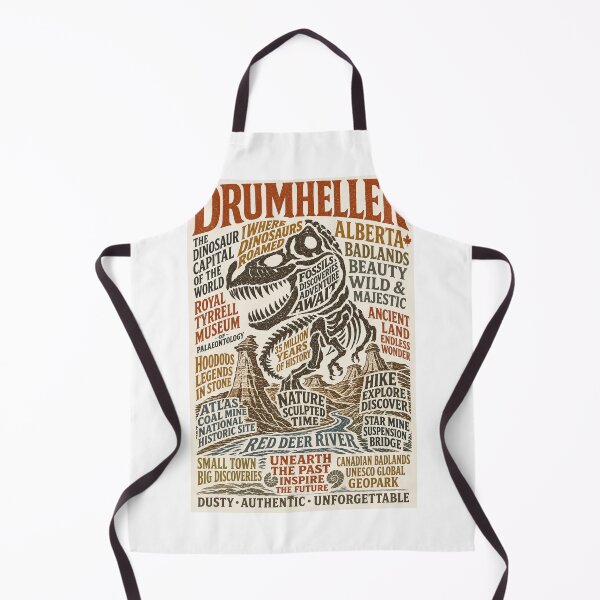 Item preview, Drumheller Alberta Badlands Royal Tyrrell Museum Dinosaur Fossil Travel  designed and sold by Aryabek.