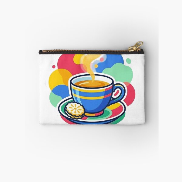 Item preview, Take it Easy- Colorful Coffee &Cookie Art designed and sold by Northern Glow Art.