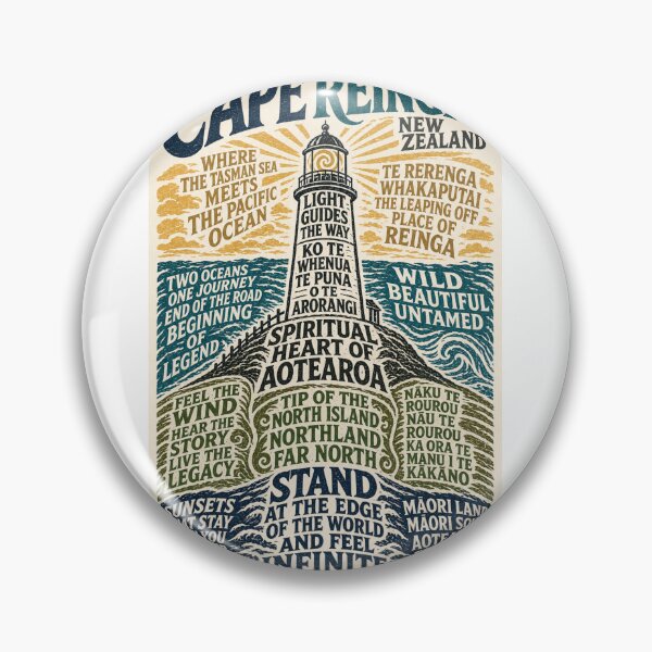 Item preview, Cape Reinga New Zealand Te Rerenga Wairua Māori Northland designed and sold by Aryabek.