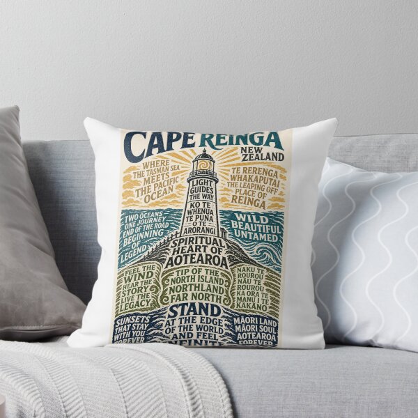 Item preview, Cape Reinga New Zealand Te Rerenga Wairua Māori Northland designed and sold by Aryabek.