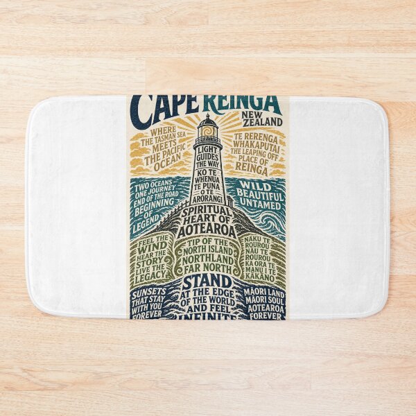 Item preview, Cape Reinga New Zealand Te Rerenga Wairua Māori Northland designed and sold by Aryabek.