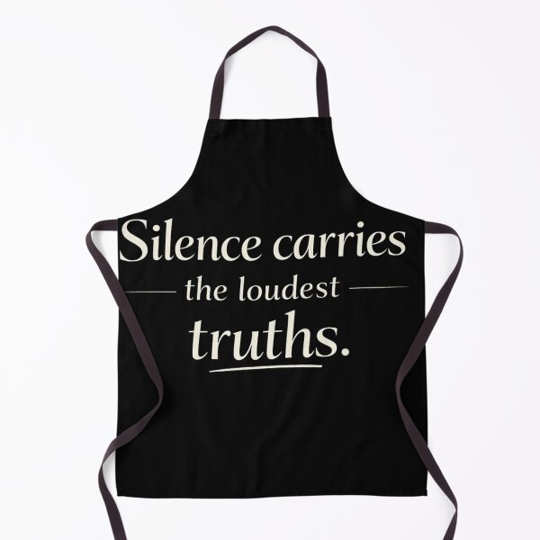 Item preview, Silence Carries the Loudest Truths designed and sold by Owcomm.