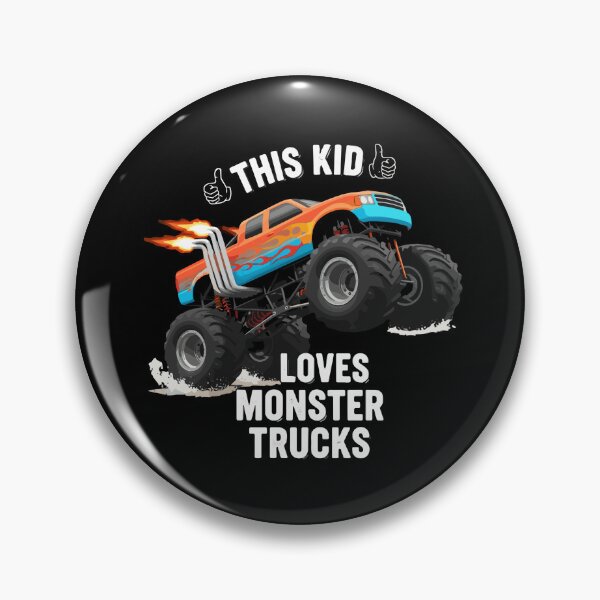 Item preview, This Kid Loves Monster Trucks Boys and Girls designed and sold by PopStars1993.