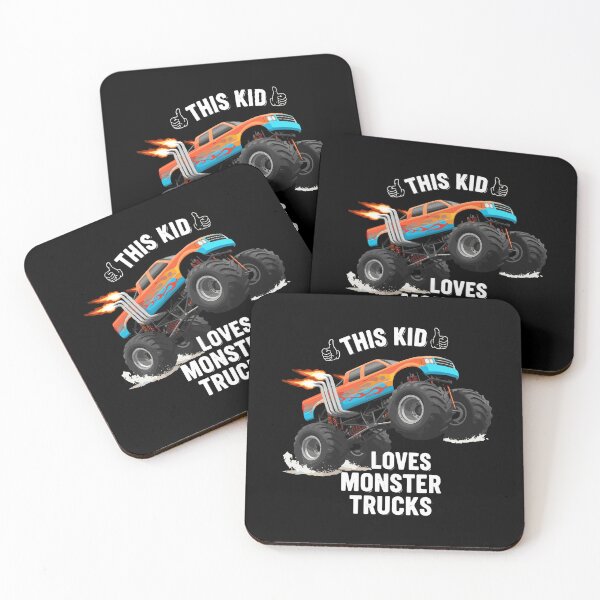 Item preview, This Kid Loves Monster Trucks Boys and Girls designed and sold by PopStars1993.