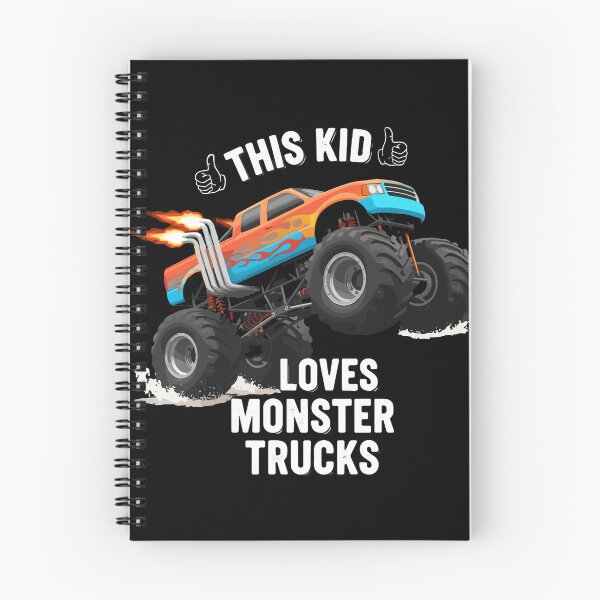 Item preview, This Kid Loves Monster Trucks Boys and Girls designed and sold by PopStars1993.