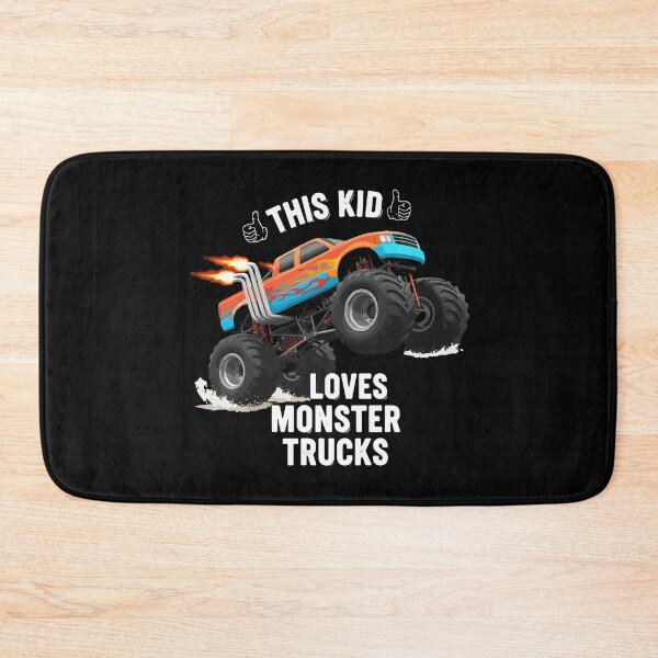 Item preview, This Kid Loves Monster Trucks Boys and Girls designed and sold by PopStars1993.