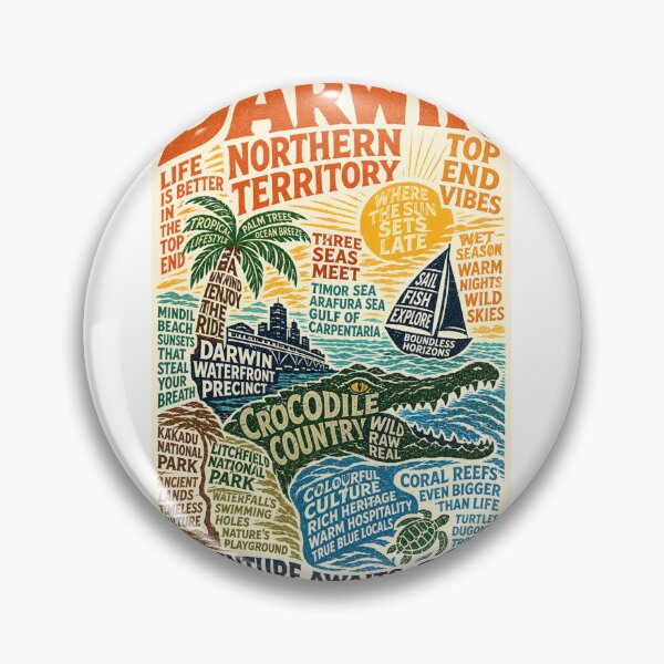 Item preview, Darwin Northern Territory Kakadu Crocodile Country Australia  designed and sold by Aryabek.