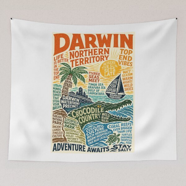 Item preview, Darwin Northern Territory Kakadu Crocodile Country Australia  designed and sold by Aryabek.