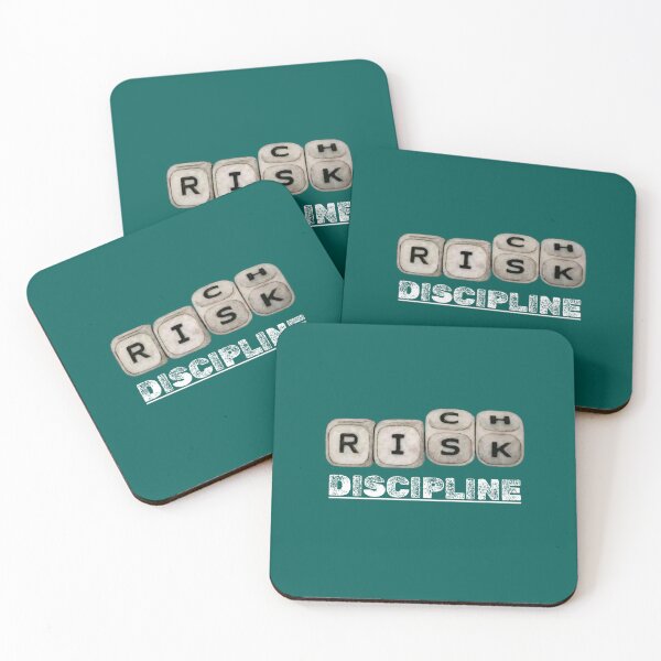 Item preview, Risk To Become Rich - Motivational Typography Dice designed and sold by Horizon Prime.