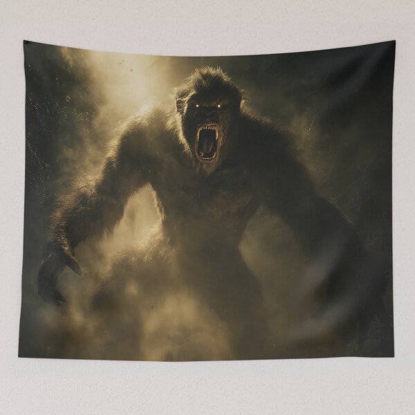 Item preview, CRYPTIDS - Sasquatch at the late morning light designed and sold by MetusArt.