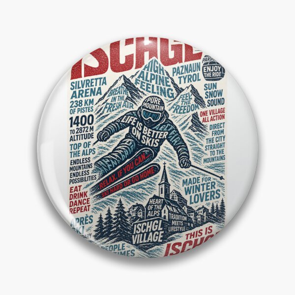 Item preview, Ischgl Austria Tyrol Alpine Ski Resort and Paznaun Winter Adventure  designed and sold by Aryabek.