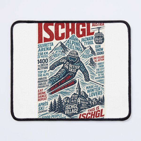Item preview, Ischgl Austria Tyrol Alpine Ski Resort and Paznaun Winter Adventure designed and sold by Aryabek.