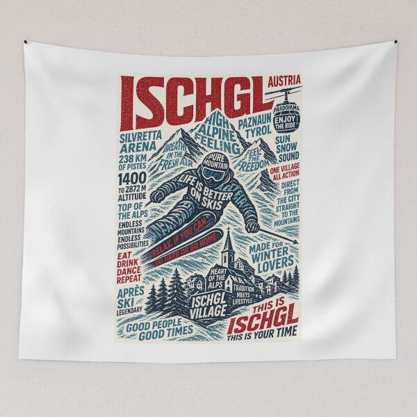 Item preview, Ischgl Austria Tyrol Alpine Ski Resort and Paznaun Winter Adventure  designed and sold by Aryabek.