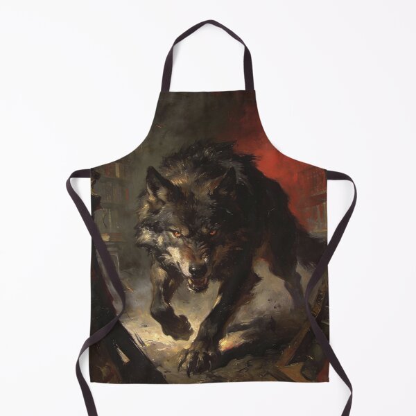 Item preview, A Wolf in the Library designed and sold by HabitableMoons.