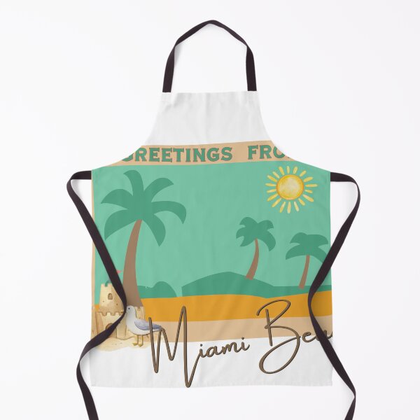 Item preview, Greetings from Miami Beach — Retro Vintage Postcard Design | Florida Beach Souvenir Gift designed and sold by DonnaRaine.