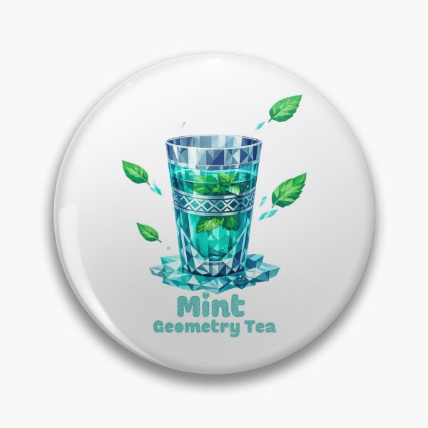 Item preview, Mint Geometry Tea – International Tea Day designed and sold by LuveraxArt.