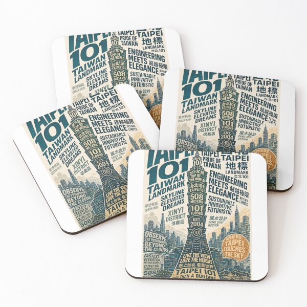 Item preview, Taipei 101 Taiwan Landmark and Xinyi District Skyline Travel designed and sold by Aryabek.