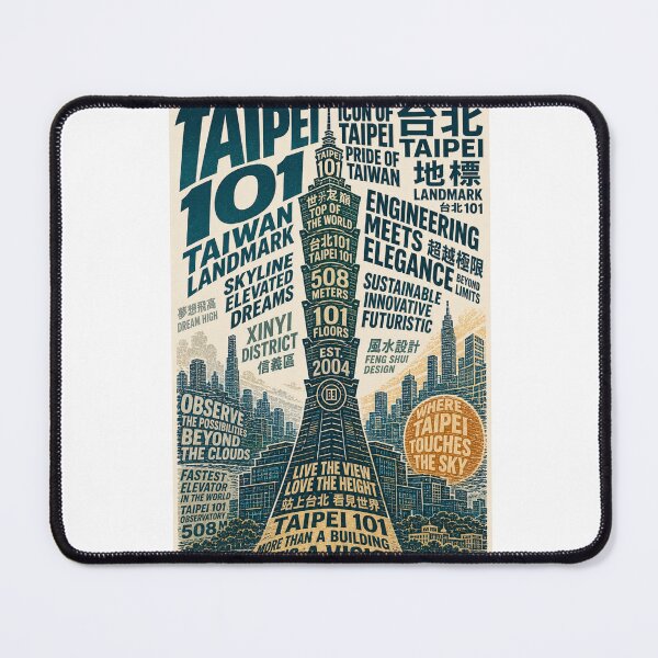 Item preview, Taipei 101 Taiwan Landmark and Xinyi District Skyline Travel designed and sold by Aryabek.