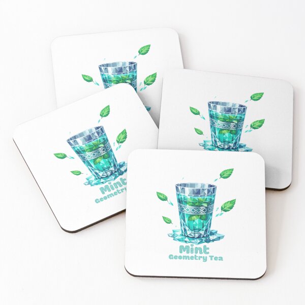 Item preview, Mint Geometry Tea – International Tea Day designed and sold by LuveraxArt.
