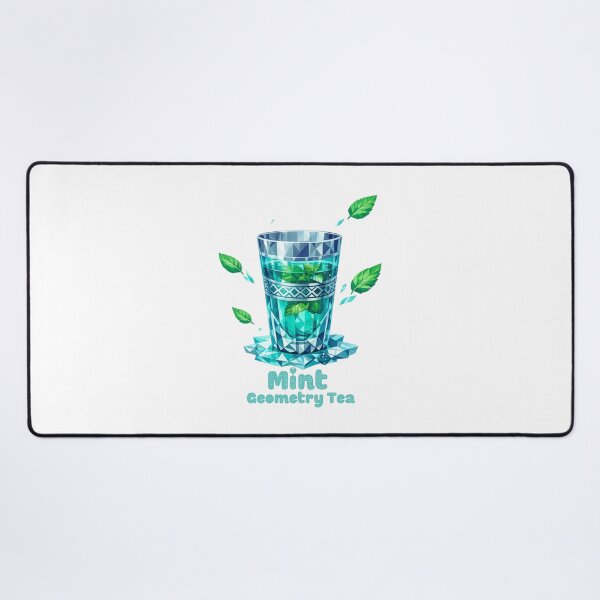 Item preview, Mint Geometry Tea – International Tea Day designed and sold by LuveraxArt.