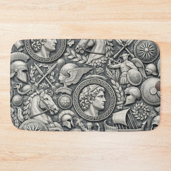 Item preview, Ancient Greek Mythology Seamless Pattern designed and sold by Owcomm.