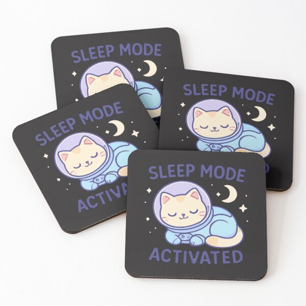 Item preview, Sleep Mode Activated | Cute Kawaii Space Cat designed and sold by Noxivora.