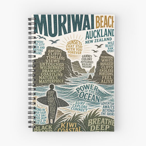 Item preview, Muriwai Beach Auckland New Zealand Coastal Cliffs and Gannet Colony Escape designed and sold by Aryabek.