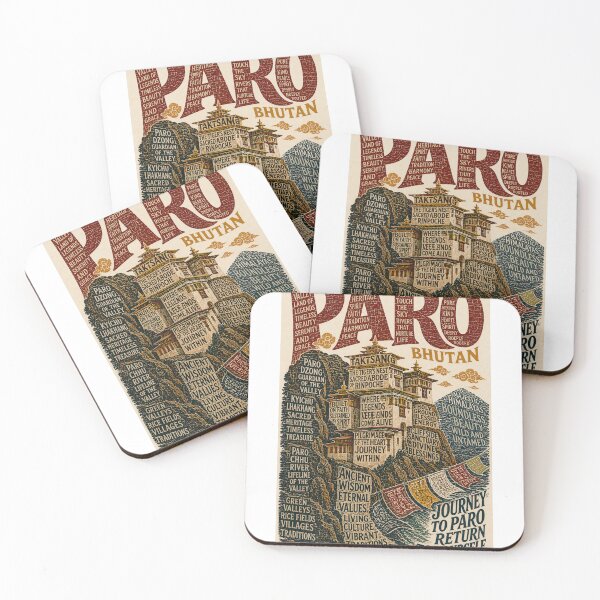 Item preview, Paro Bhutan Taktsang Tiger’s Nest Monastery and Himalayan Heritage  designed and sold by Aryabek.