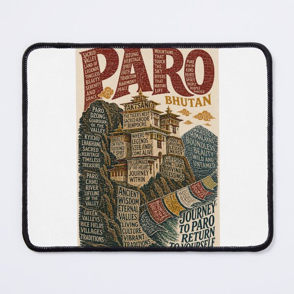 Item preview, Paro Bhutan Taktsang Tiger’s Nest Monastery and Himalayan Heritage  designed and sold by Aryabek.