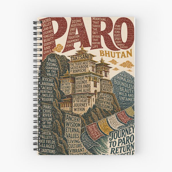 Item preview, Paro Bhutan Taktsang Tiger’s Nest Monastery and Himalayan Heritage  designed and sold by Aryabek.