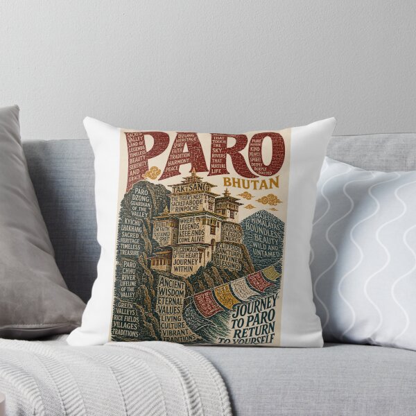 Item preview, Paro Bhutan Taktsang Tiger’s Nest Monastery and Himalayan Heritage  designed and sold by Aryabek.
