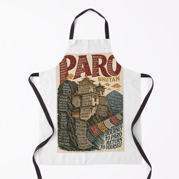 Item preview, Paro Bhutan Taktsang Tiger’s Nest Monastery and Himalayan Heritage  designed and sold by Aryabek.