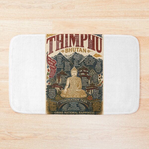 Item preview, Thimphu Bhutan Buddha Dordenma and Gross National Happiness Cultural  designed and sold by Aryabek.