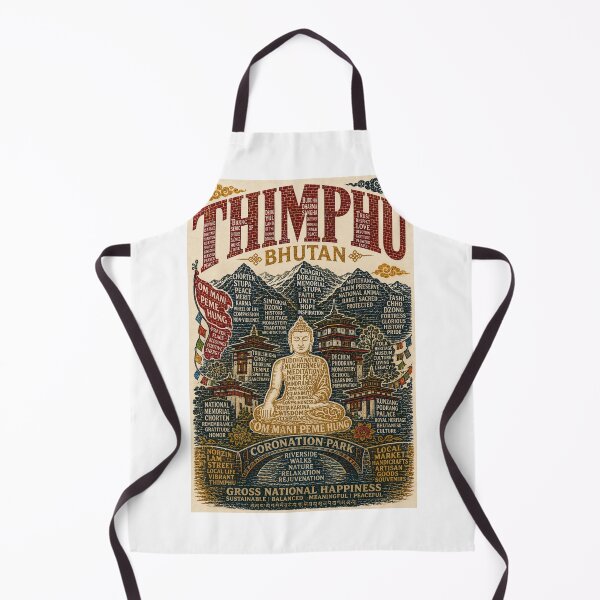 Item preview, Thimphu Bhutan Buddha Dordenma and Gross National Happiness Cultural  designed and sold by Aryabek.