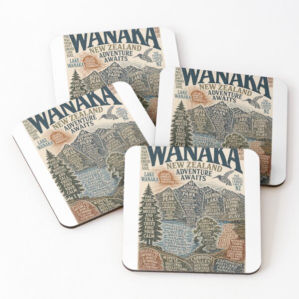 Item preview, Wanaka New Zealand South Island Adventure and Lake Wanaka Mountain Escape designed and sold by Aryabek.