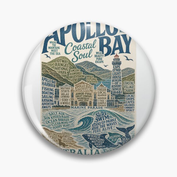 Item preview, Apollo Bay Great Ocean Road Coastal Victoria and Otway Ranges  designed and sold by Aryabek.