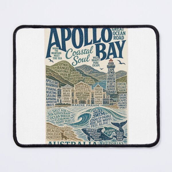 Item preview, Apollo Bay Great Ocean Road Coastal Victoria and Otway Ranges  designed and sold by Aryabek.